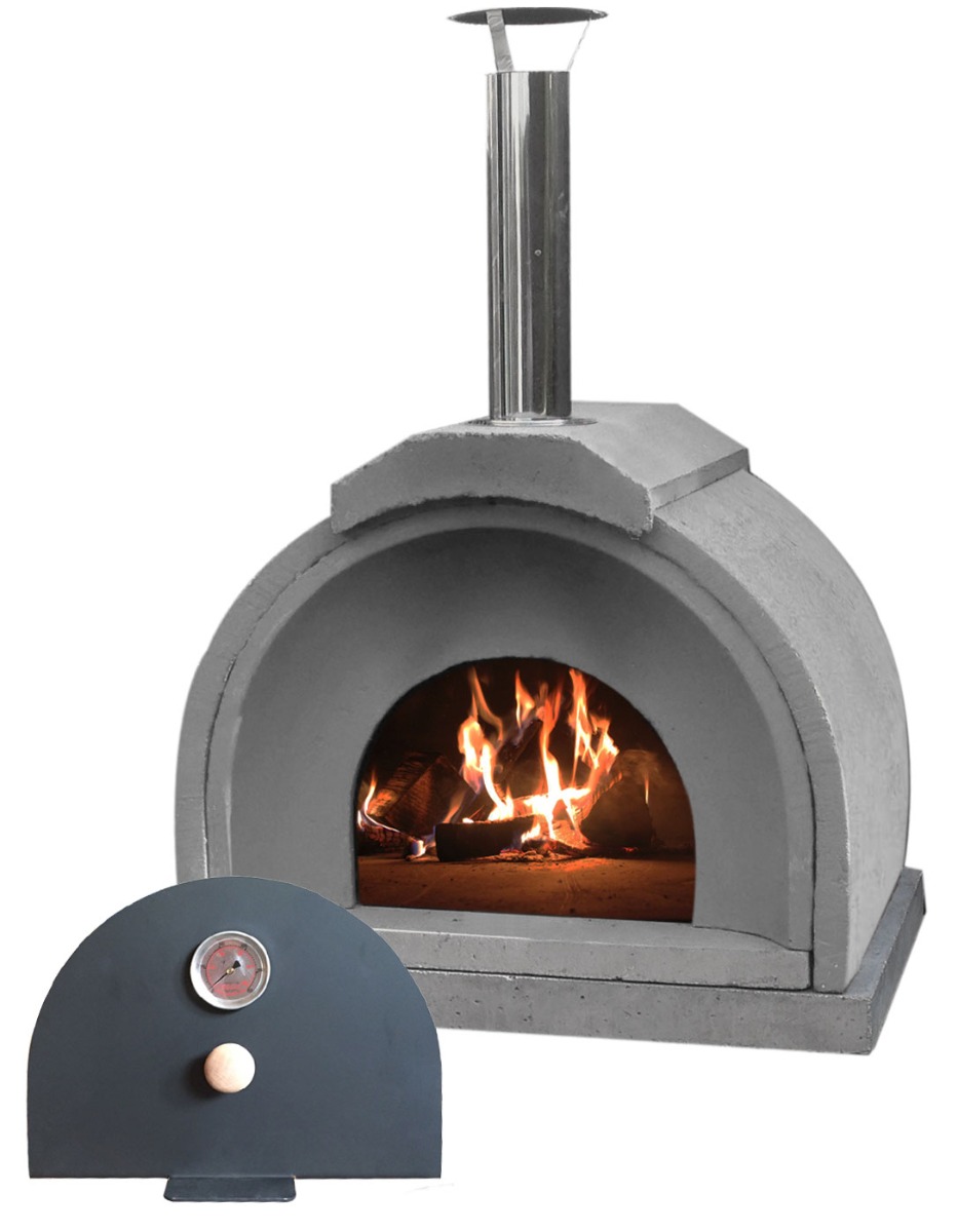 Vitcas Casa outdoor oven with chamber entrance